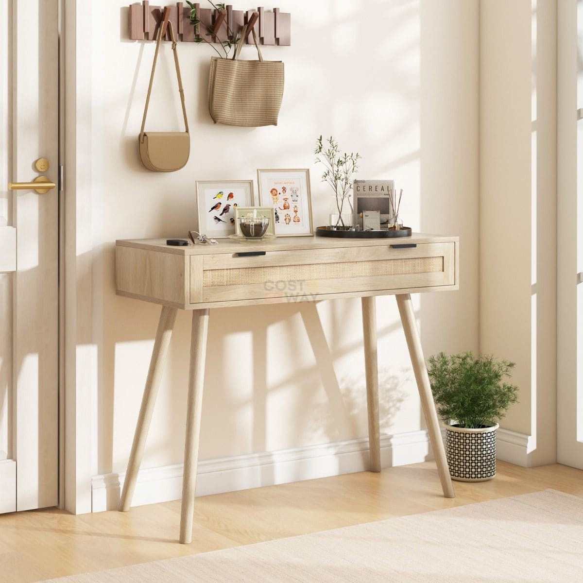 Konsole mit großer Schublade im Boho-Stil