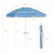 Parasol plażowy regulowany z uchwytem i ochroną UPF 50+ 2,2 x 2m