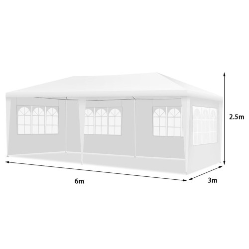 Pawilon ogrodowy weselny imprezowy 6x3m