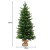 Sztuczna mała choinka 90 cm z lampkami LED