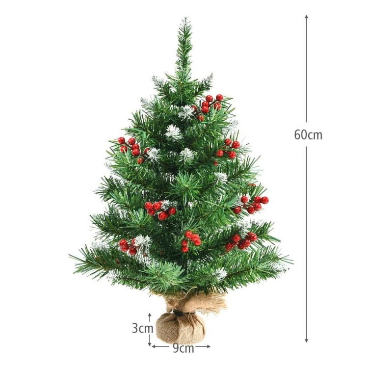 Mini choinka na biurko 60 cm