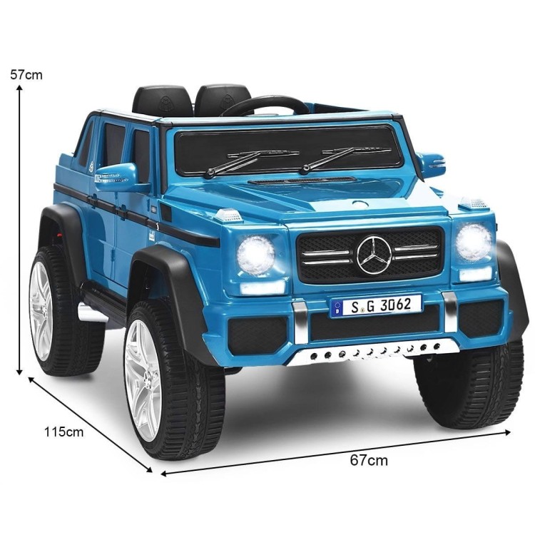 Samochód dla dzieci Mercedes Benz Maybach G650-S  z oświetleniem LED Niebieski
