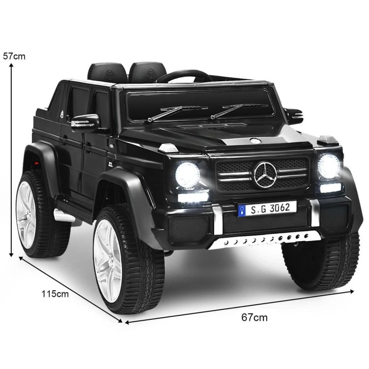 Samochód dla dzieci Mercedes Benz Maybach G650-S  z oświetleniem LED Czarny
