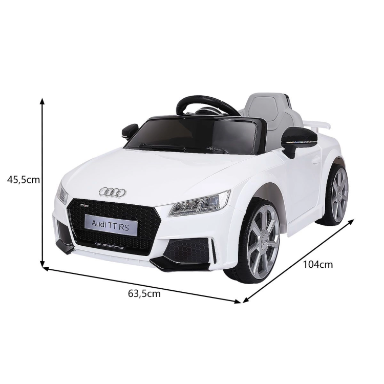 Samochód dla dzieci Audi TT RS Biały