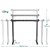 Elektryczny stelaż podstawa do biurka 109-151 x 58 x 70-120cm