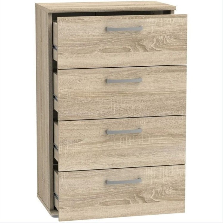 Drewniana komoda z 4 szufladami 50 x 29 x 82 cm