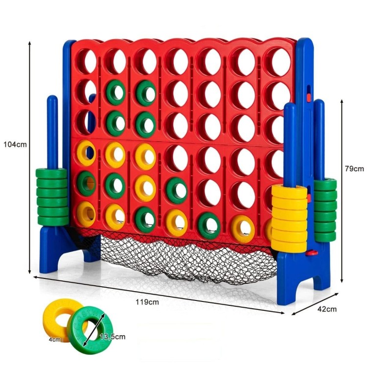 Gra logiczna Cztery w rzędzie XXL 119 x 42 x 104 cm