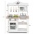 Zabawka edukacyjna mini kuchnia 60 x 30 x 83 cm