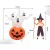 Dekoracja Halloween duchy z dynią 140 x 90 x 182 cm