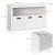 Organizer szafka z 3 dużymi szufladami 101 x 33 x 62 cm
