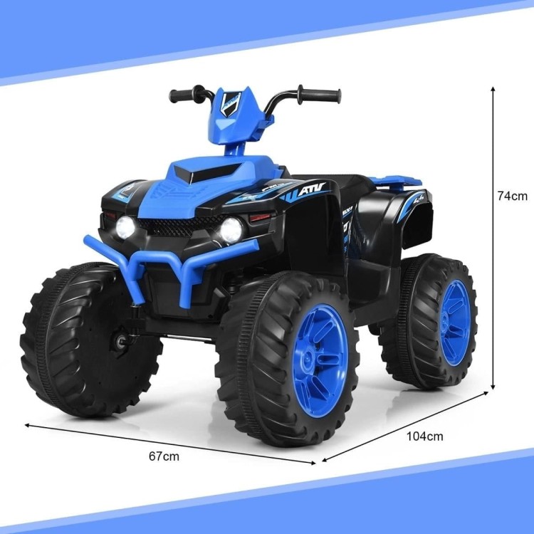 Elektryczny quad ATV dla dzieci z akumulatorem i światłami LED