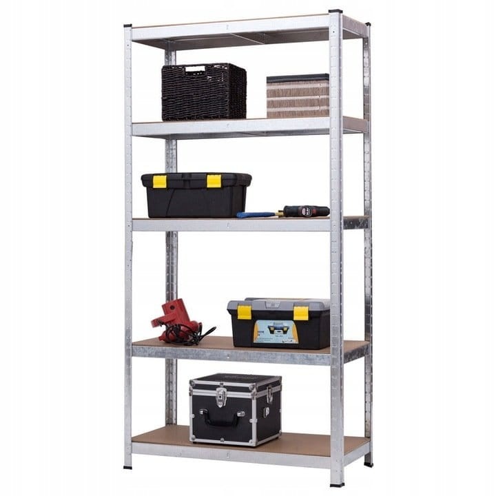 Metalowy regał magazynowy z 5 półkami 180 cm
