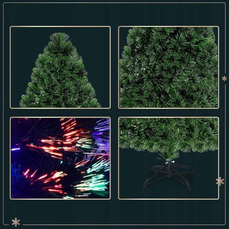 Sztuczna choinka świąteczna 150cm z światami LED