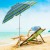 Parasol plażowy z regulacją nachylenia i torbą