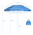 Parasol plażowy regulowany z ochroną UPF 50+ 2,2 x 2,45 m
