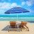 Parasol plażowy regulowany z uchwytem i ochroną UPF 50+ 2,2 x 2m