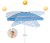 Parasol plażowy regulowany z uchwytem i ochroną UPF 50+ 2,2 x 2m