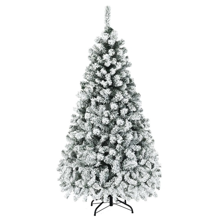 Śnieżna choinka z lampkami LED 180 cm