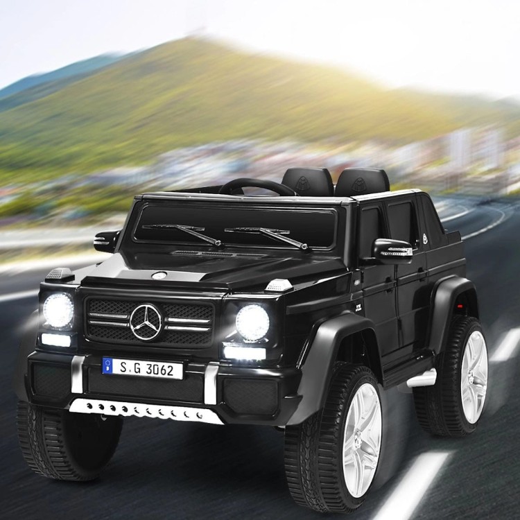 Samochód dla dzieci Mercedes Benz Maybach G650-S  z oświetleniem LED Czarny