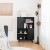 Drewniany kredens z 4 poziomami 80 x 24 x 119,5 cm