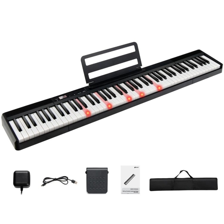 Pianino elektroniczne z pełnowymiarową klawiaturą