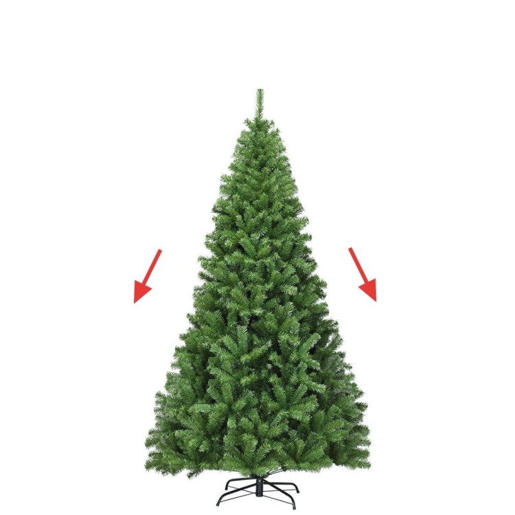 Sztuczna choinka ze stalową podstawą 210 cm