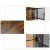 Szafka w stylu industrialnym 100 x 35 x 85 cm