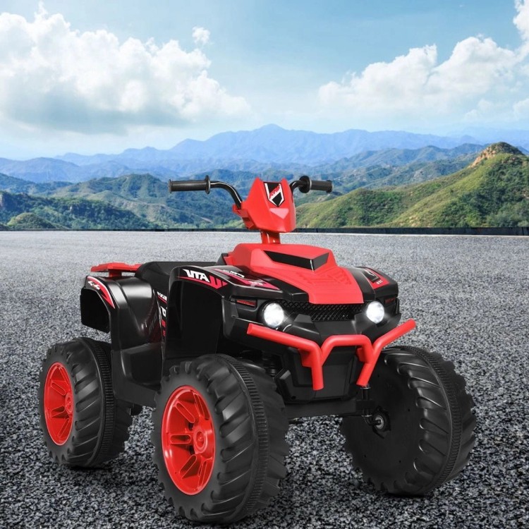 Elektryczny quad ATV dla dzieci z akumulatorem i światłami LED