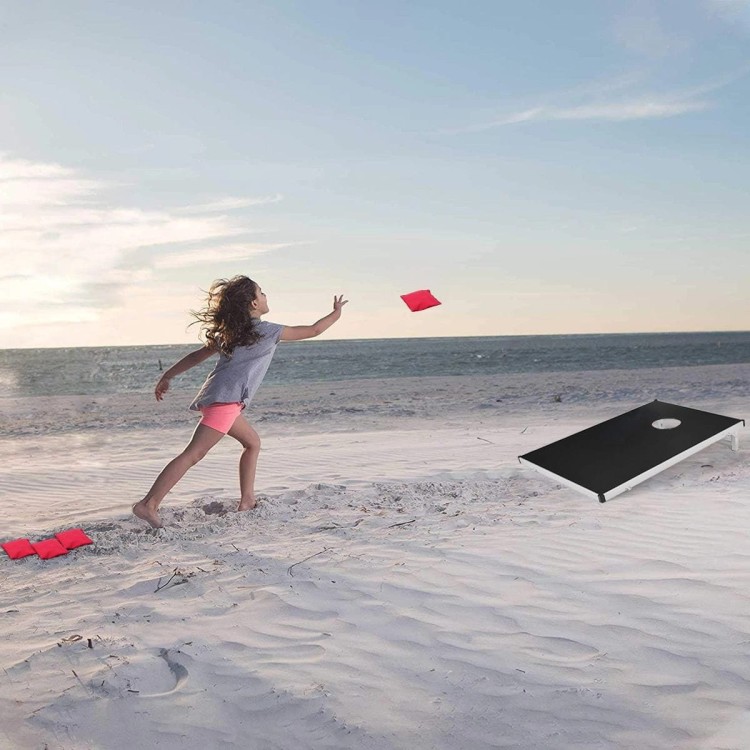 Składane tablice do gry Cornhole z workami do rzucania