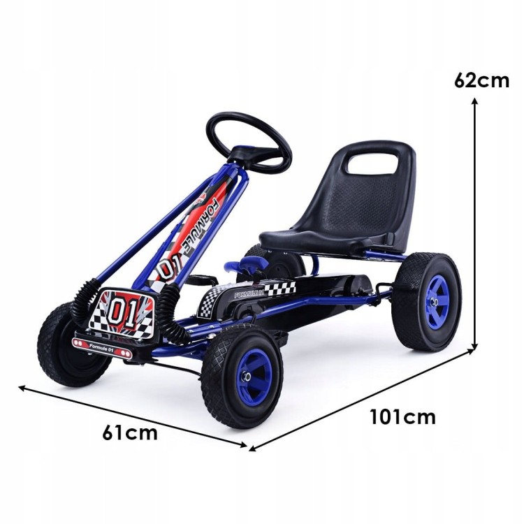 Gokart auto na pedały dla dzieci