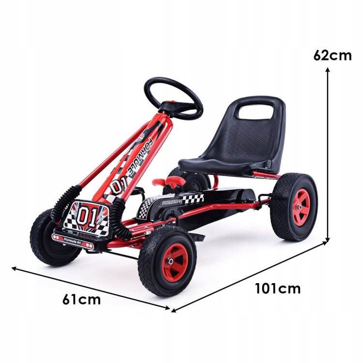 gokart auto na pedały dla dzieci