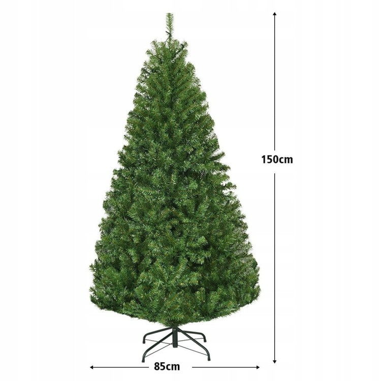 Sztuczna choinka led sosna ze stojakiem 150cm