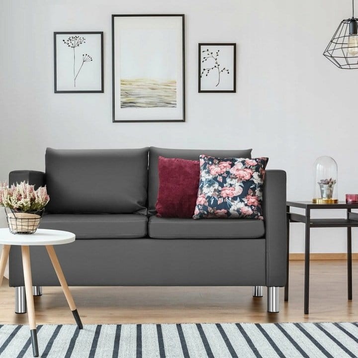 Kanapa sofa 2-osobowa skórzana