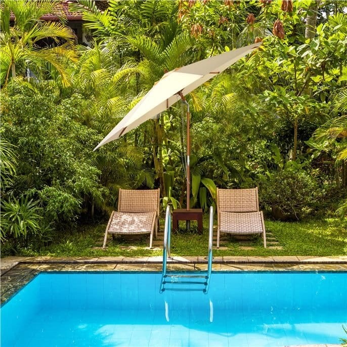 Parasol ogrodowy na balkon i taras 270 cm