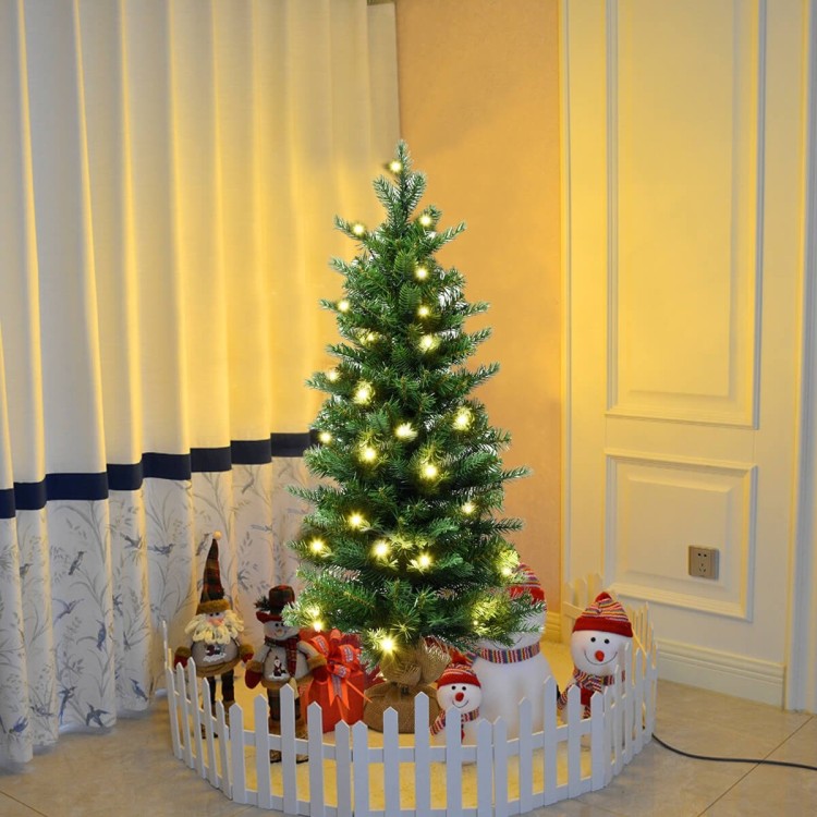 Sztuczna mała choinka 90 cm z lampkami LED