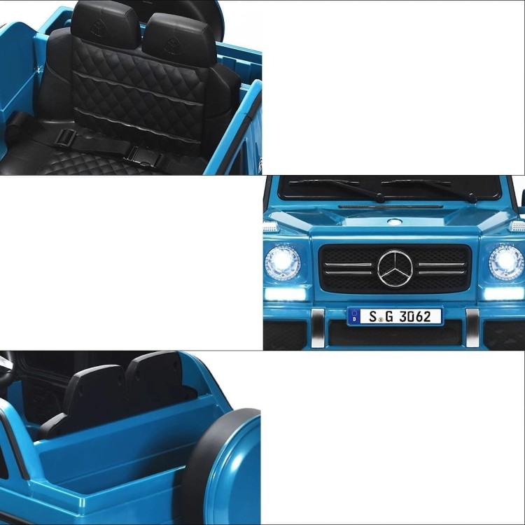 Samochód dla dzieci Mercedes Benz Maybach G650-S  z oświetleniem LED Niebieski