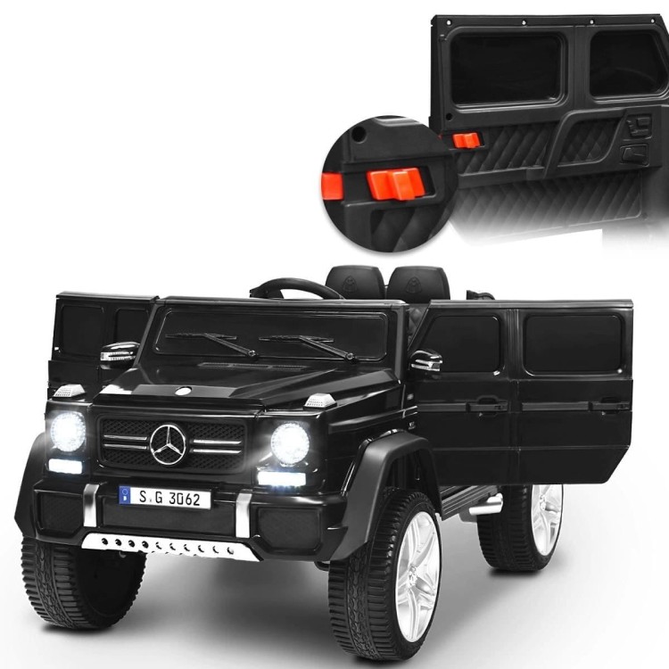 Samochód dla dzieci Mercedes Benz Maybach G650-S  z oświetleniem LED Czarny