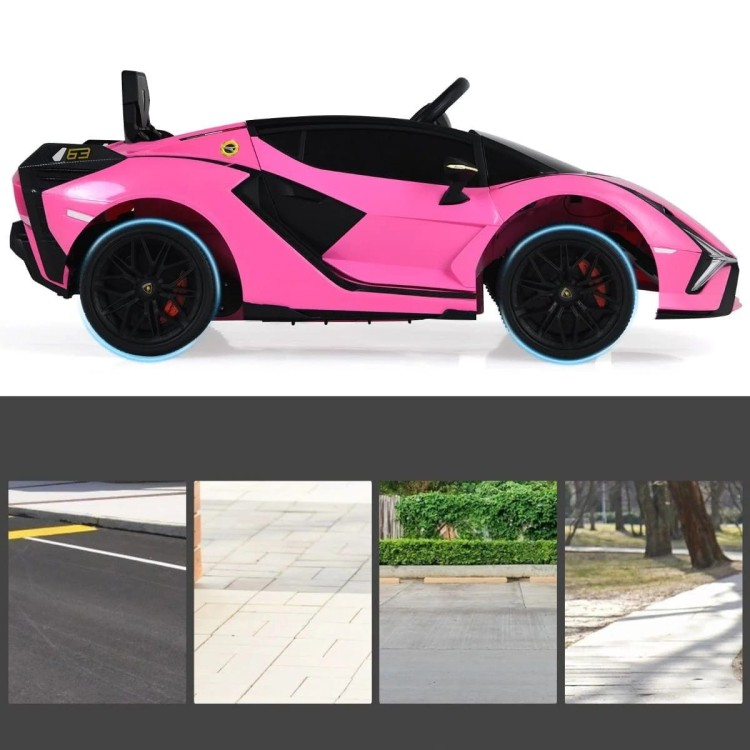 Samochód elektryczny Lamborghini Sián dla dzieci z światłami LED