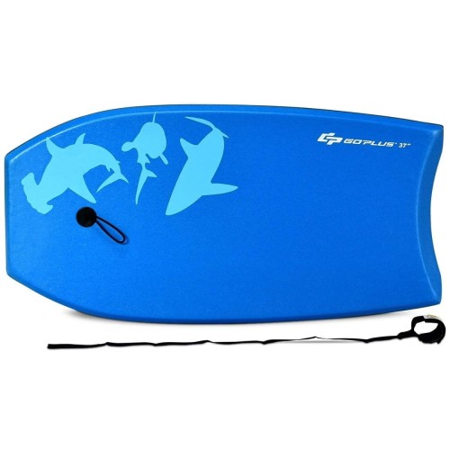 Bodyboard Paddle Board z paskiem zabezpieczającym 83 x 47 x 5,5 cm