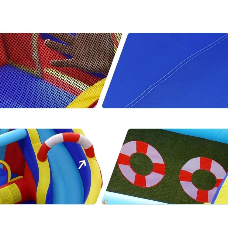 Dmuchany plac zabaw 6w1 dla dzieci 360 x 290 x 200 cm