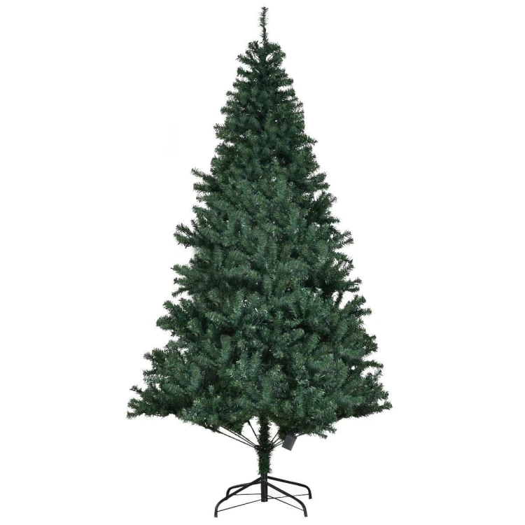 Sztuczna choinka z lampkami LED 210 cm