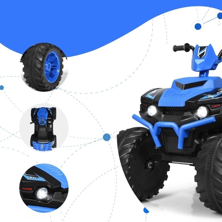 Elektryczny quad ATV dla dzieci z akumulatorem i światłami LED