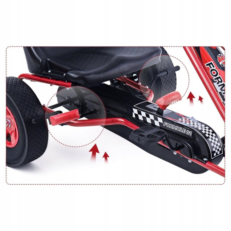 gokart auto na pedały dla dzieci