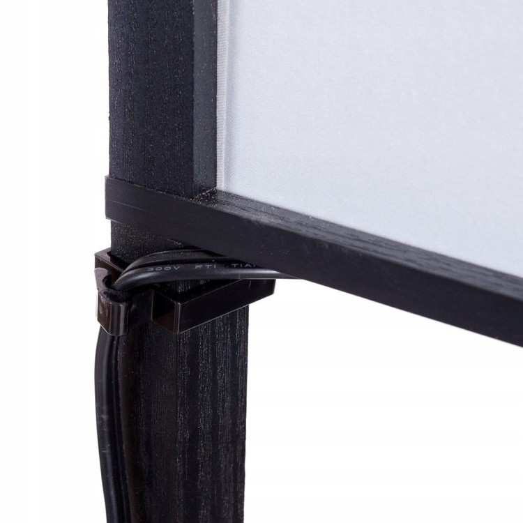 Elegancki regał z lampą 2w1