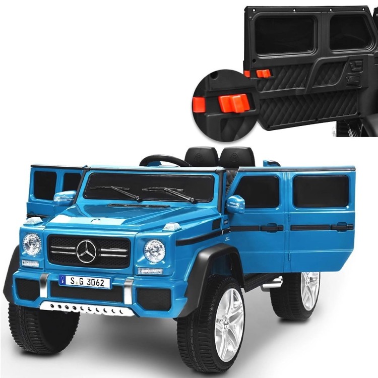 Samochód dla dzieci Mercedes Benz Maybach G650-S  z oświetleniem LED Niebieski