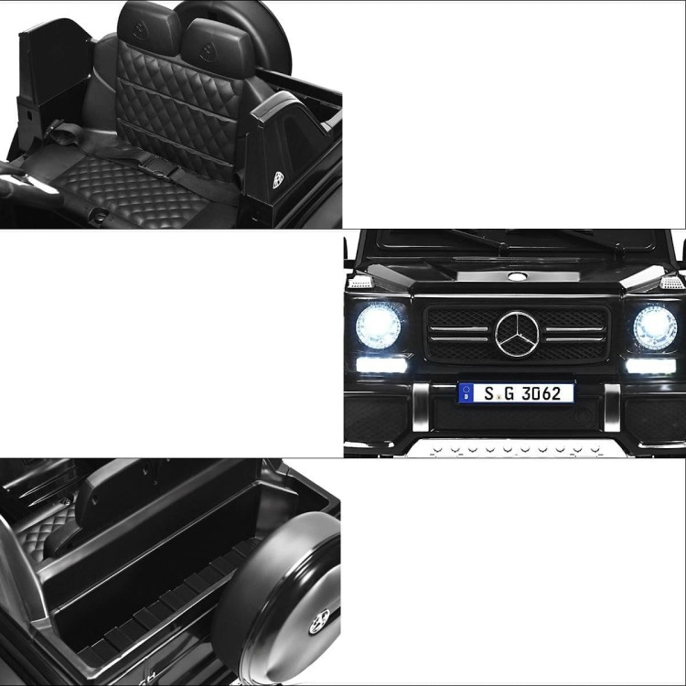 Samochód dla dzieci Mercedes Benz Maybach G650-S  z oświetleniem LED Czarny