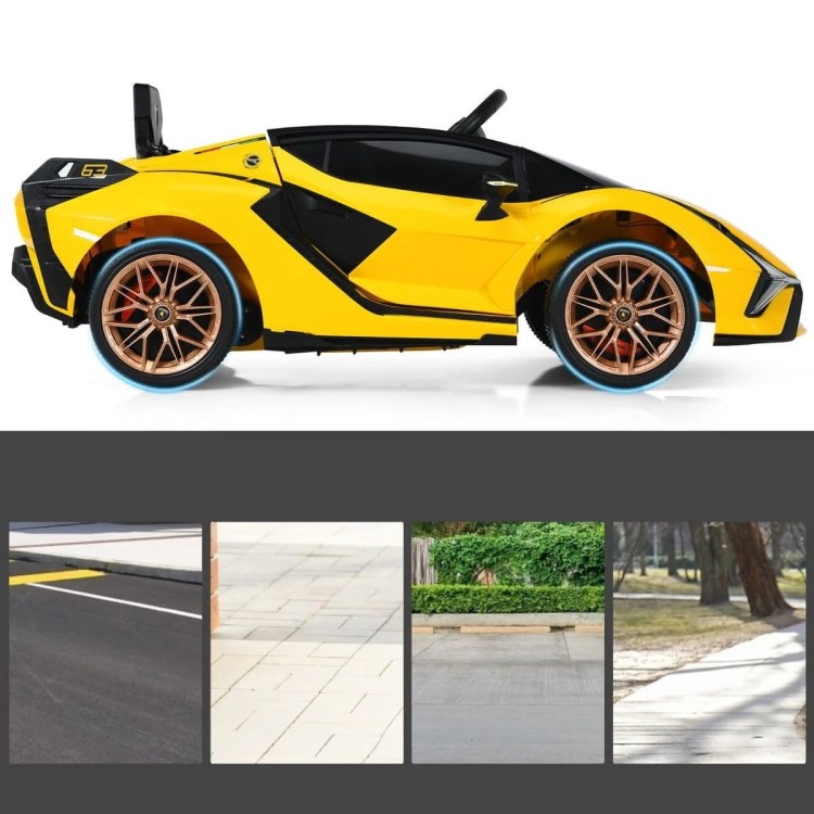 Samochód elektryczny Lamborghini Sián dla dzieci z światłami LED