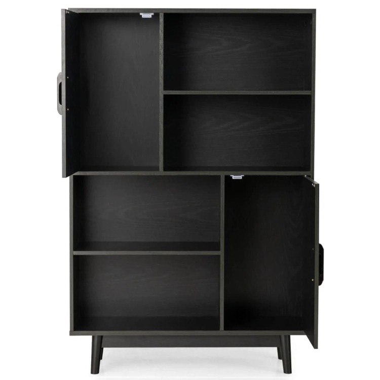 Drewniany kredens z 4 poziomami 80 x 24 x 119,5 cm