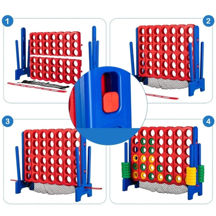 Gra logiczna Cztery w rzędzie XXL 119 x 42 x 104 cm