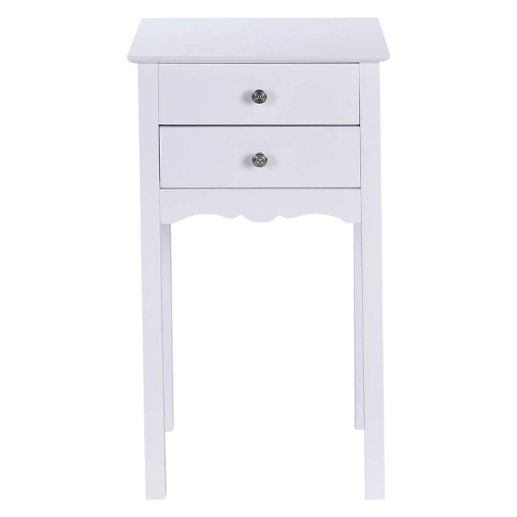 Stolik nocny z 2 szufladami 40 x 32,5 x 75 cm